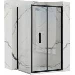 Rea Квадратна душ кабина със сгъваема врата Rea Rapid Fold 90x90 черна (5902557342532+5902557342556)