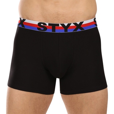 Styx Мъжки боксерки Styx long спортна гума черни триколор Styx | Cheren | МЪЖЕ | L