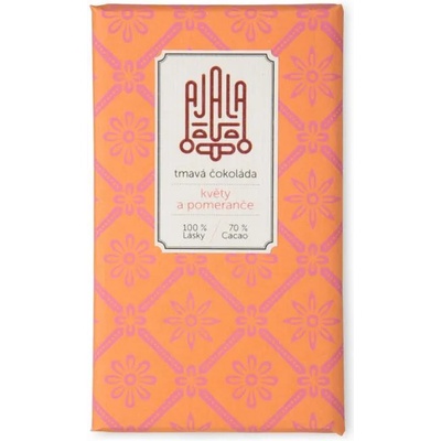 AJALA шоколад Ajala цветя и портокали 70%