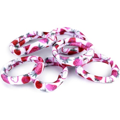 Vlasové gumičky - jahoda
