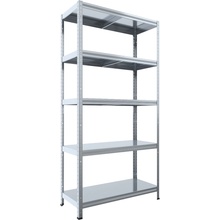 Biedrax Regál 40 x 100 x 210 cm pozink 5 polic