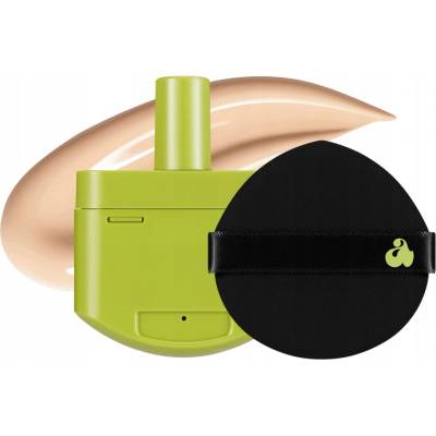 Unleashia Healthy Green Cushion SPF30/PA++ 18 Seashell Saténový make-up v houbičce 15 g