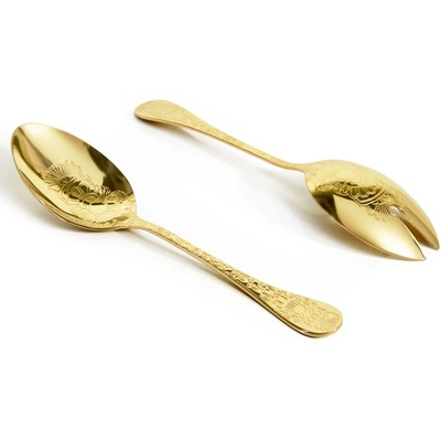 Herdmar Прибори за салата santamarta - 2 части - позлатени (-174-1096-0117-010-9617)