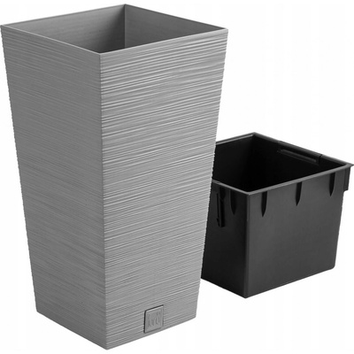 Prosperplast Květináč FURU SQUARE 29,5 cm betonový