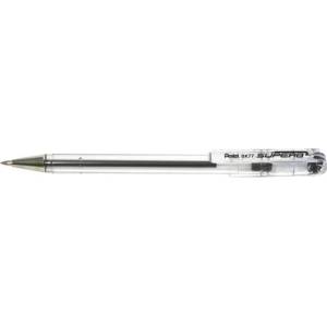 Pentel Химикалка, 0, 35 мм, капачка, PENTEL "Superb BK77", черна BK77-A (BK77-A)