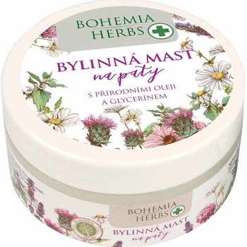 Bohemia Gifts & Cosmetics bylinná mast na paty s přírodními oleji a glycerínem 120 ml