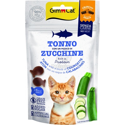 Gimborn GimCat Crunchy Snack лакомство за награда - риба тон, тиквичка 50 г