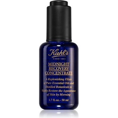 Kiehl's Midnight Recovery Concentrate rегенериращ нощен серум за всички видове кожа, включително и чувствителна 50ml