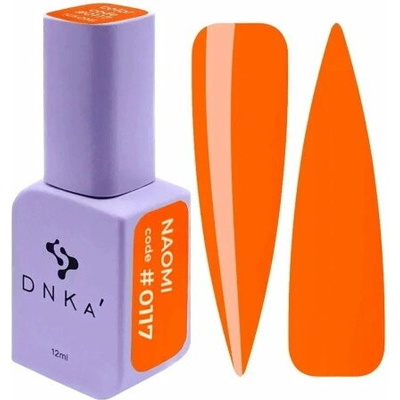 Gel lak DNKa' Color 0117 Naomi zářivá neonová oranžová 12 ml