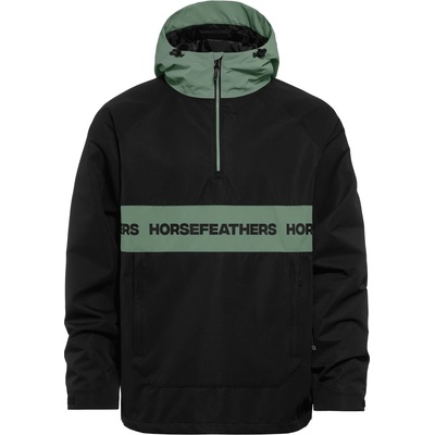 Horsefeathers Мъжко ски яке Horsefeathers Gordie Jacket Ski jacket - Black / Iceberg Green (004-5431-0412)