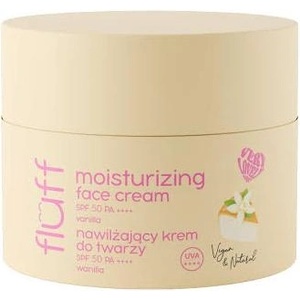 Fluff Хидратиращ крем за лице, ванилия, SPF50, 50 ml