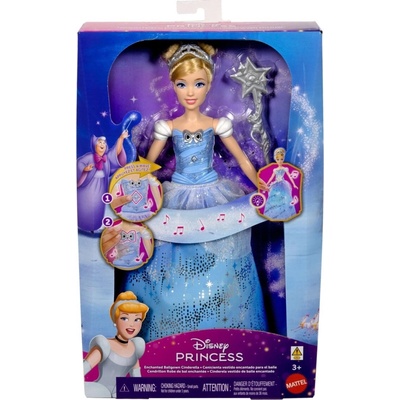 Mattel Disney Princess Popoluška so svetlami a zvukmi