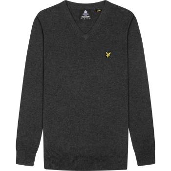 Lyle & Scott Пуловер Lyle and Scott Merino V Neck Jumper - 398 Charcoal Ml