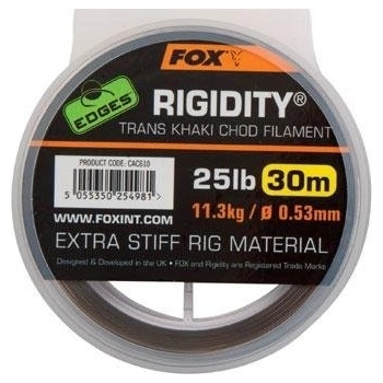 Fox Edges Rigidity Trans Khaki Chod Filament 30m 30lbs 0,57mm