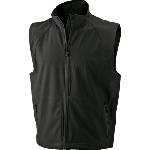 Daiber jn 1022 / Мъжки трислоен софтшел елек - черен xxl (02102200205)