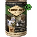 Konzervy pre psov Carnilove Wild Meat Duck & Pheasant 6 x 400 g