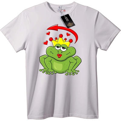NOONEBRAND Тениска Кралица Жаба - 3XL, Black