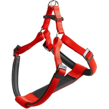 Ferplast - Daytona P XLarge - Регулируем нагръдник за кучета с мека подложка, вратна обиколка 84-90 см, гръдна 88÷100 см. /25 мм. - червен