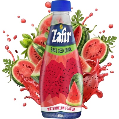 Kato Zafir Watermelon Juice With Basil Seed 370 ml