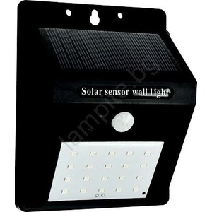 EUROLAMP Led соларен стенен фенер с сензор led/0, 55w/3, 7v 6500k ip65 (eu0092)