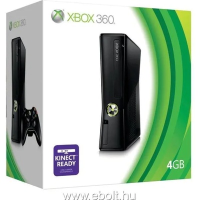 Video game - Microsoft Xbox 360 E Arcade (4GB) - Preto - M4V-00005 - waz