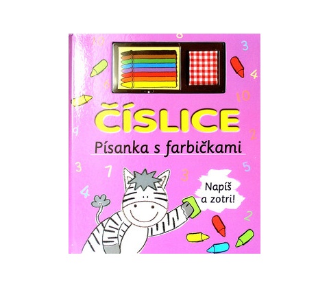 Číslice - Písanka s farbičkami