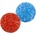Ferplast - Neon ball pa5200 - грапави силиконови топчета със звънче, 2 бр