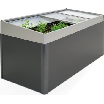 Biohort Zvýšený truhlík na zeleninu 2x2 šedý křemen metalíza