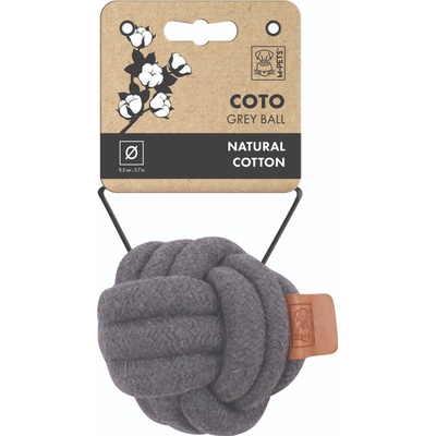 M Pets coto loptička bavlnená 9,5 cm