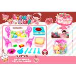 Armtoys МАСА СЪС СТОЛЧЕТА И КУХНЕНСКИ ПРИБОРИ В ПЛИК - armtoys