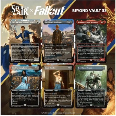 Magic the Gathering Magic the Gathering: Secret Lair x Fallout: Beyond Vault 33 (Non-Foil) (D55890000)