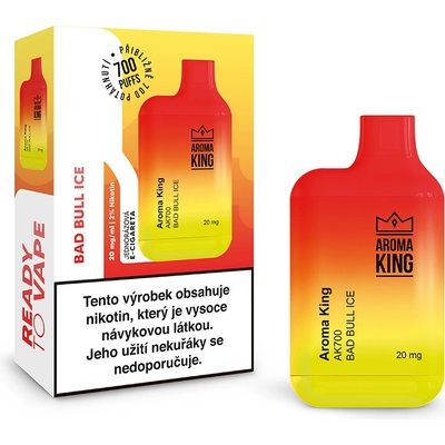 Aroma King Mini Bad Bull Ice 20 mg 700 potáhnutí – Hledejceny.cz