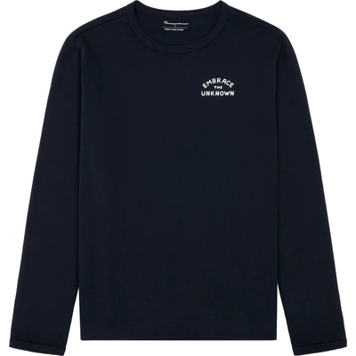 KnowledgeCotton Apparel Мъжка блуза с дълъг ръкав KnowledgeCotton Apparel Long Sleeved Camping Back Print Longsleeve - Night Sky - размер XL (216-7000-0214)