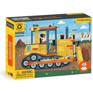 Mudpuppy Puzzle Булдозер 48 части (CHB7516)
