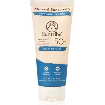 Suntribe Mineral Sunscreen минерален защитен крем за лице и тяло SPF 50 100ml