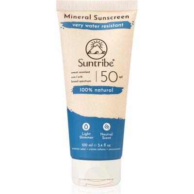 Suntribe Mineral Sunscreen минерален защитен крем за лице и тяло SPF 50 100ml
