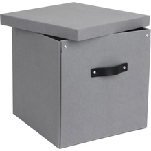 Bigso Box of Sweden úložná škatuľa Logan svetlosivá