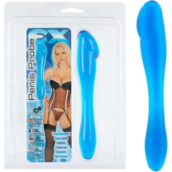 Дилдо с два края за двойно проникване, 18см. - Penis Probe (SEVCR00297)