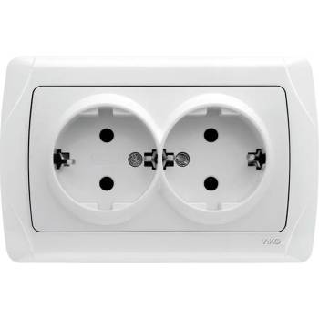 Image 1 of VIKO КОНТАКТ КАРМЕН БЯЛ ДВОЕН (90561056)