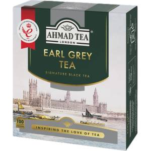 Ahmad Tea Черен чай Earl Grey с превръзка 100 x 2 г