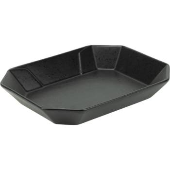 Horecano HORECANO-STREET FOOD-Плато 22.3x17.3xh3.6cm BLACK (79690TA) (015247)