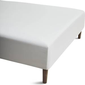 Juna Чаршаф с ластик Percale 180 x 210 x 30 см бял (618216)