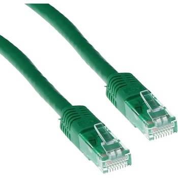 ACT Мрежов пач кабел ACT U/UTP, CAT 6, RJ-45 - RJ-45, 1.0 m, Медни проводници, Зелен, Булк опаковка (EWENT-ACT-IB8701)