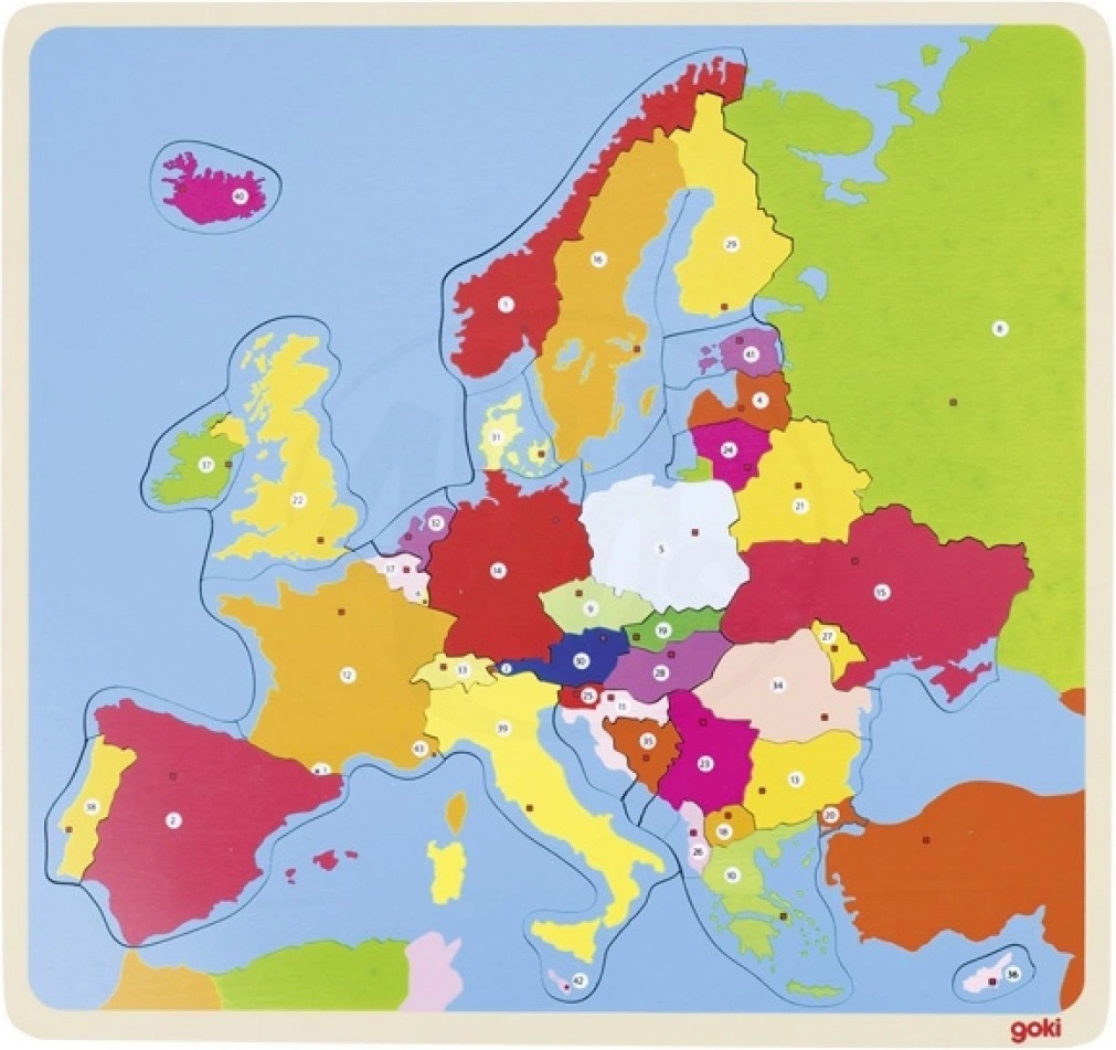 Goki mapa Európy