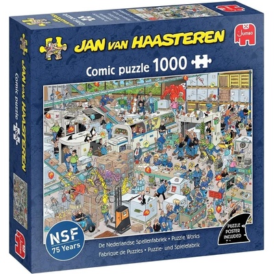Jumbo Пъзел Jumbo от 1000 части - Фабрика за забавления (1110100539)