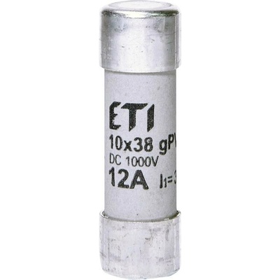 ETI Válcová pojistka CH10x38 gPV 12A/1000V DC 002625077