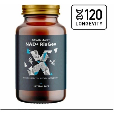 BrainMax NAD+ RiaGev 750 mg 100 rostlinných kapslí