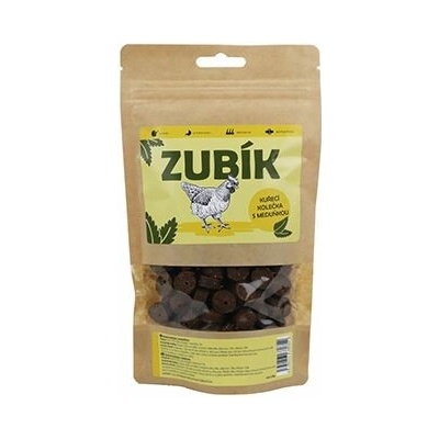 JOPOPET s.r.o. Pamlsek pro psy ZUBÍK Kuřecí kolečka s meduňkou 200 g