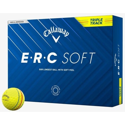 Callaway ERC Soft Triple Track žlté 3 x 3 ks