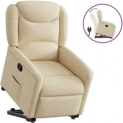 vidaXL 11461.3303202 Zvedací polohovací krémové textil